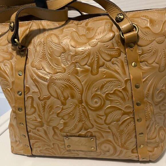 Patricia Nash large tooled leather bag. - Picture 4 of 6